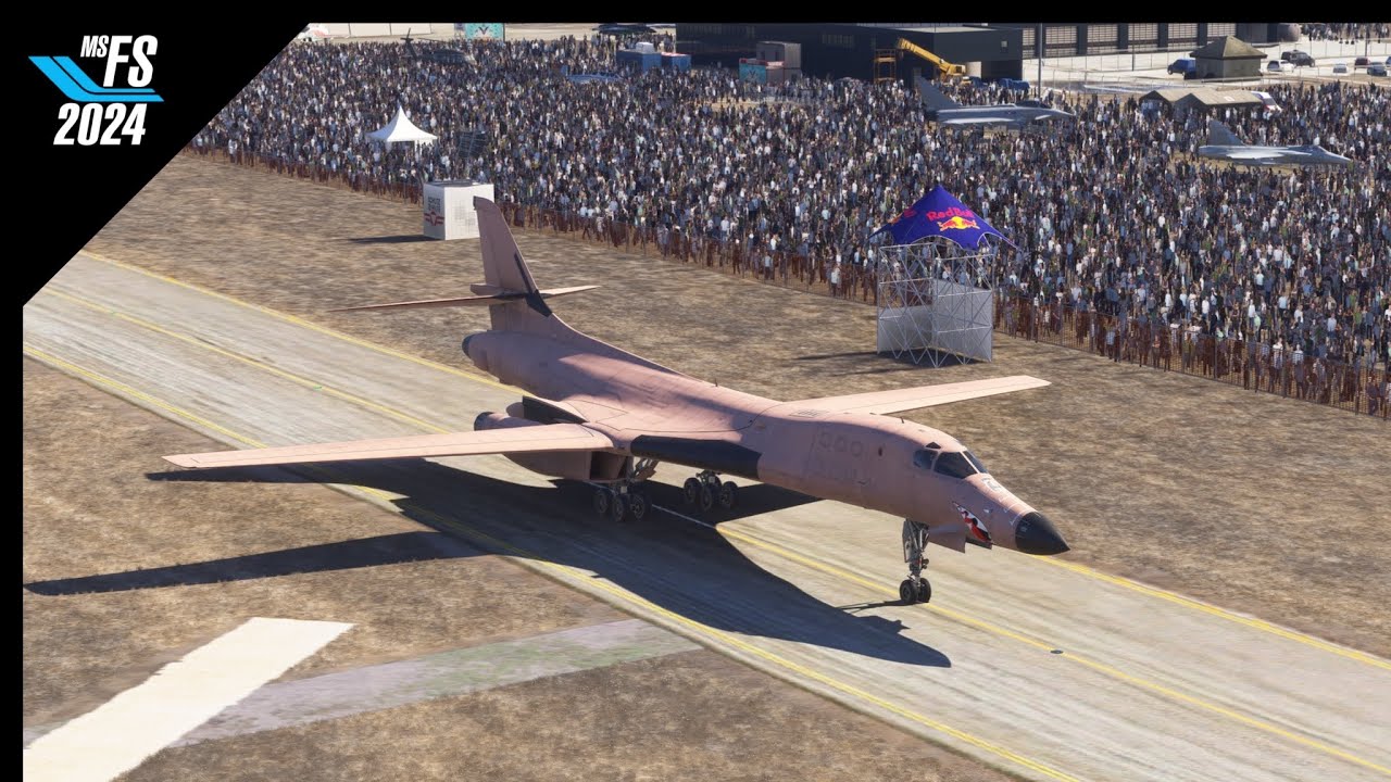 MSFS2024 | Rockwell B-1 Lancer | AirPower AirShow | FSRealistic | Max Settings | ULTRA FPS 