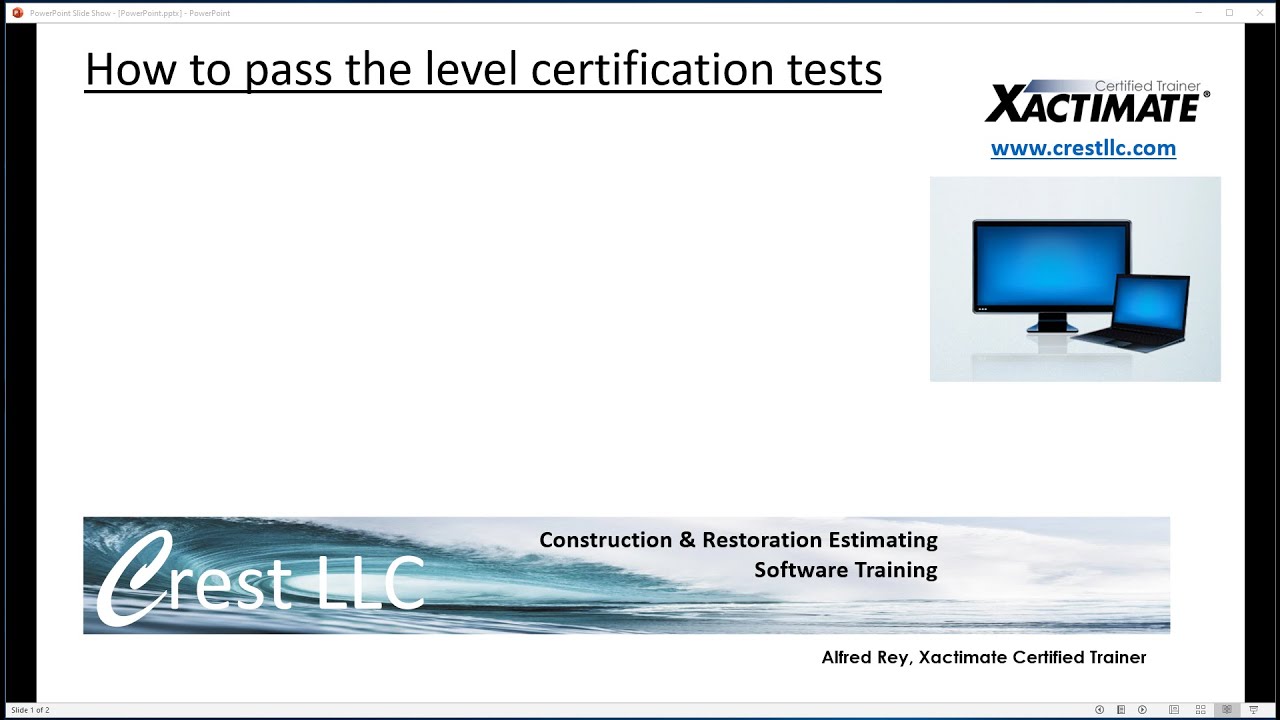 Xactimate_Tips to passing the certification tests