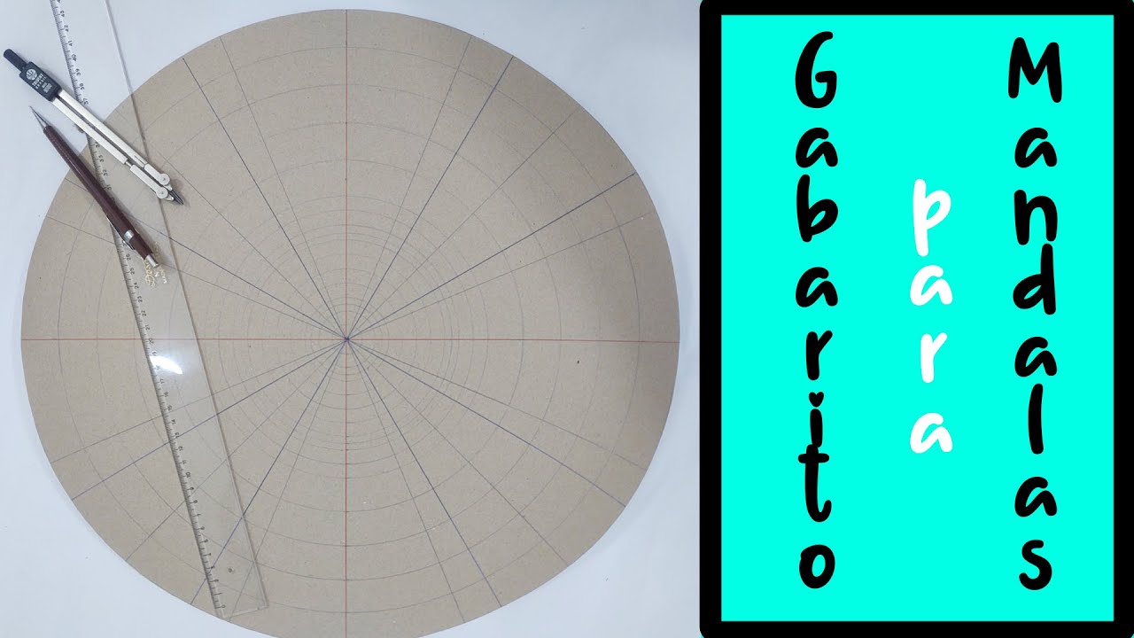 Como fazer um Gabarito para Mandalas