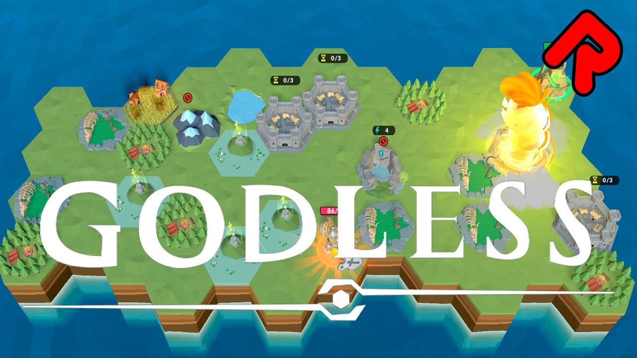 Use Godly Powers in Indirect Turn-Based Battles! | Godless gameplay preview