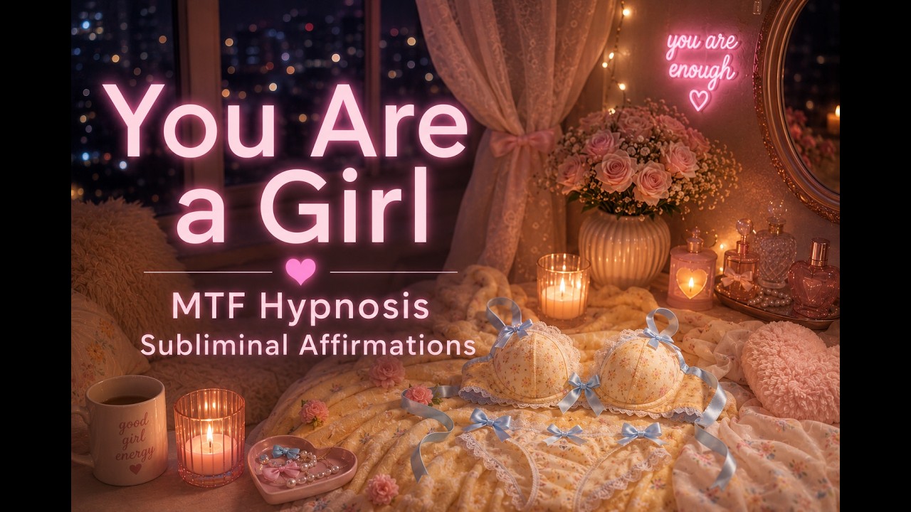 You Are a Girl | MTF Hypnosis Subliminal | 1HR Body & Mind Affirmations | 432 Hz Theta waves