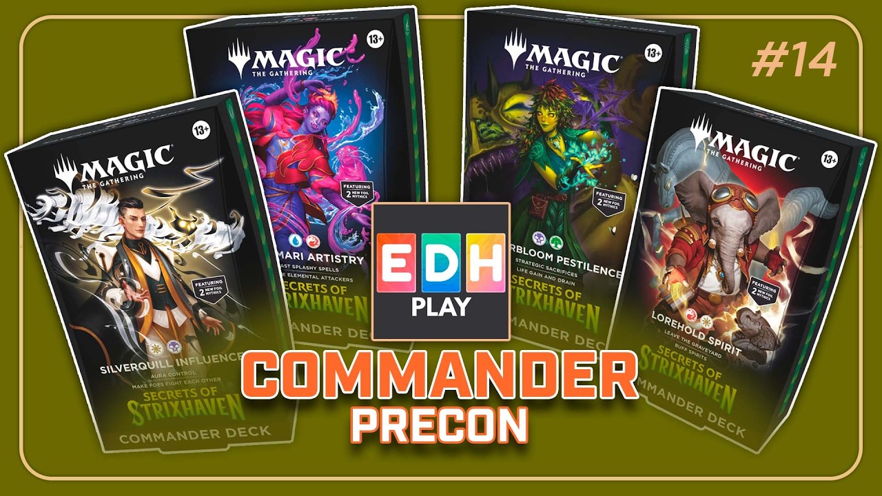 TESTANDO O EDHPLAY E OS PRECONS DE SECRETS OF STRIXHAVEN