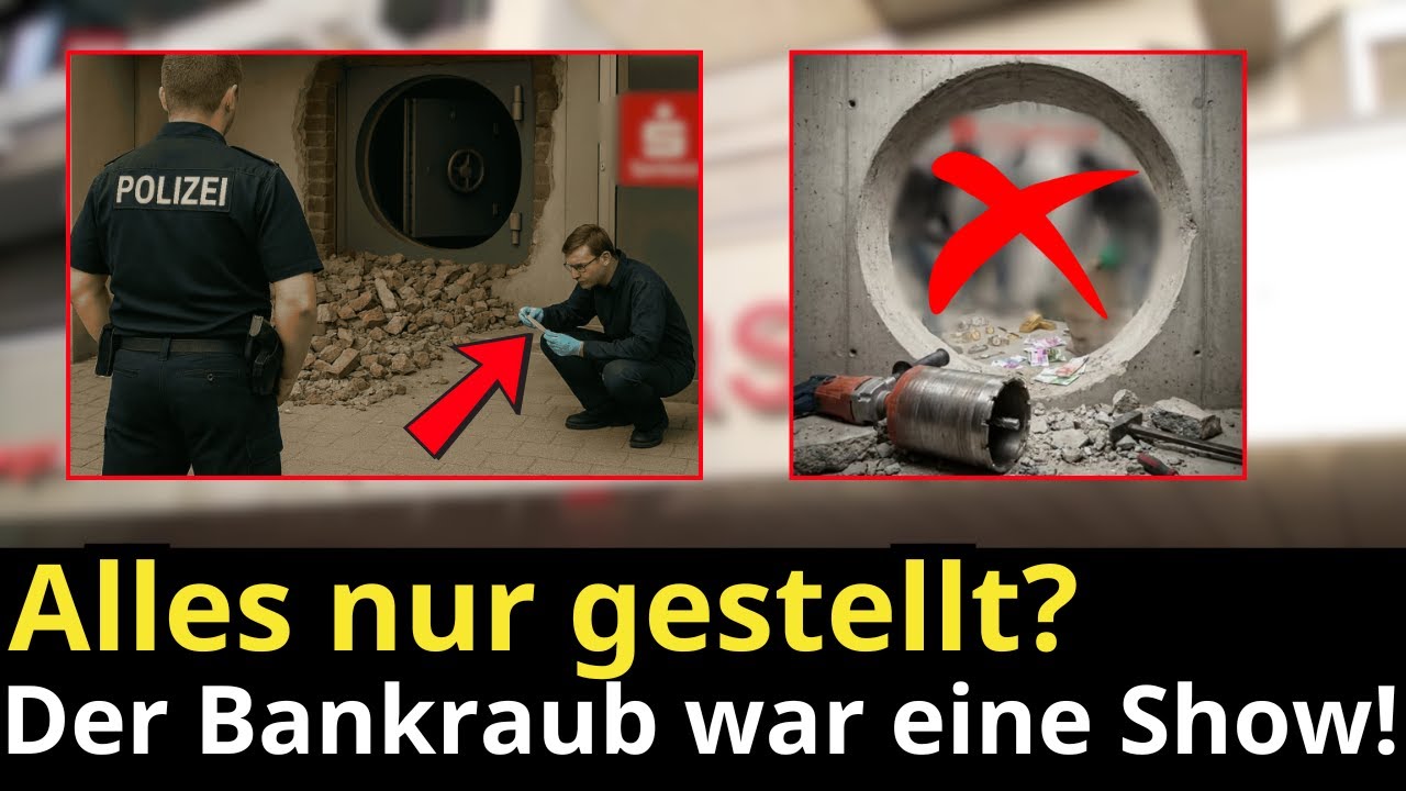 Inszenierter Bankraub? Experte deckt Schock-Detail in Gelsenkirchen auf