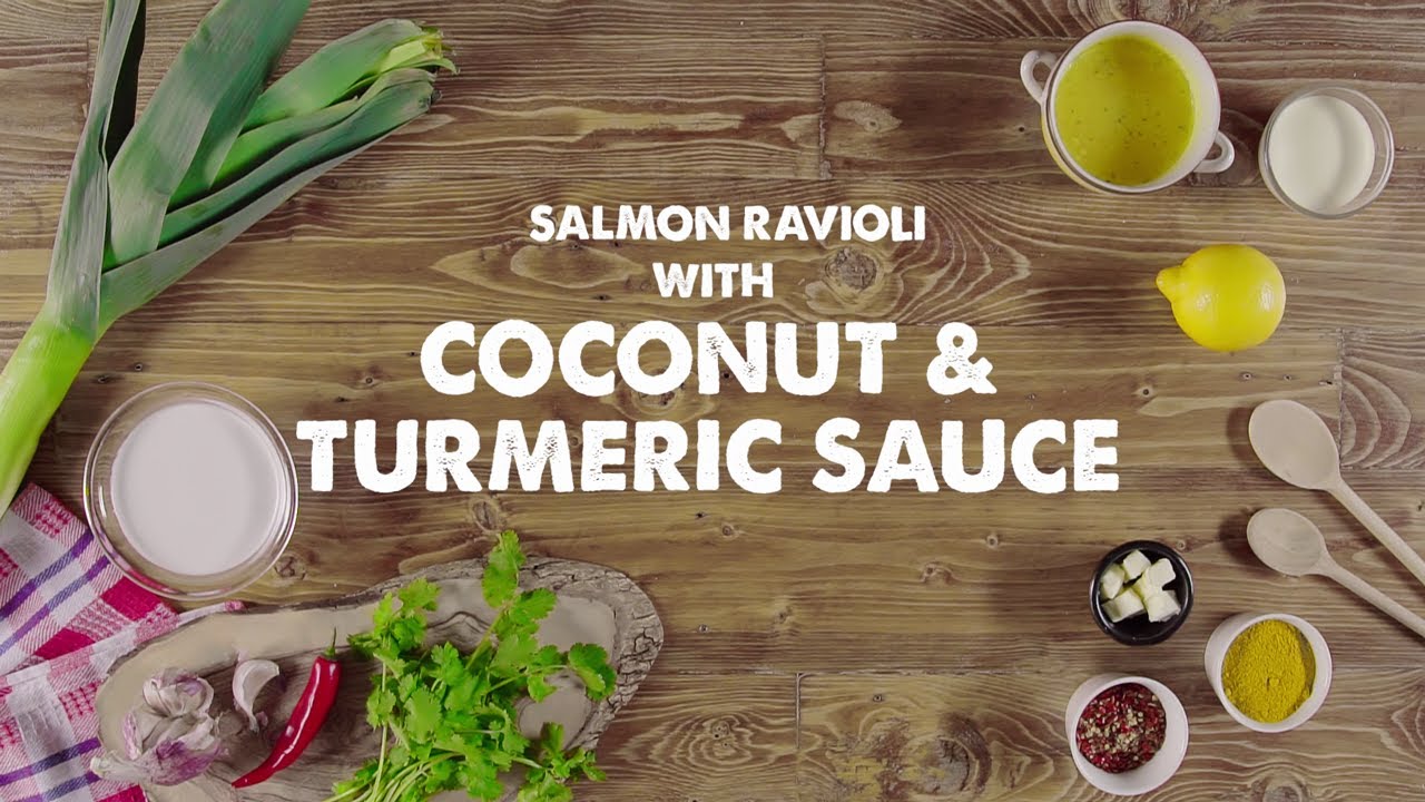 Salmon with Coconut & Turmeric Sauce