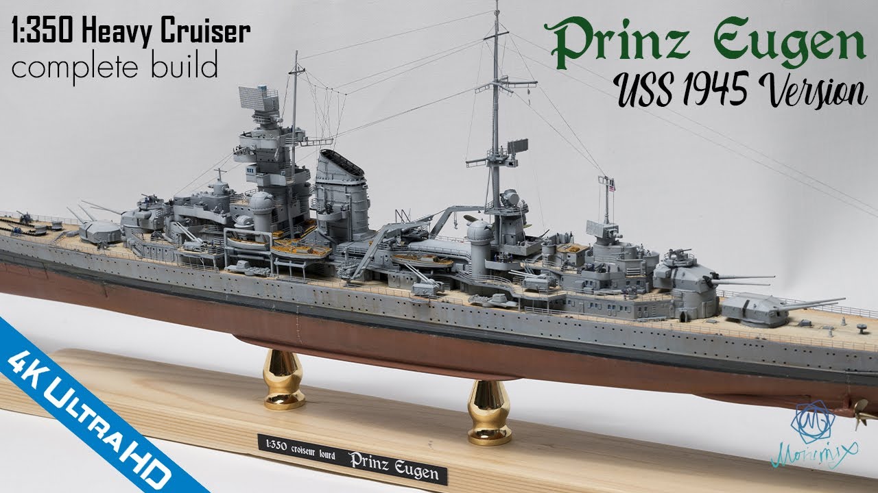 Heavy Cruiser Prinz Eugen 1/350 1945 USS Ver - Full Build