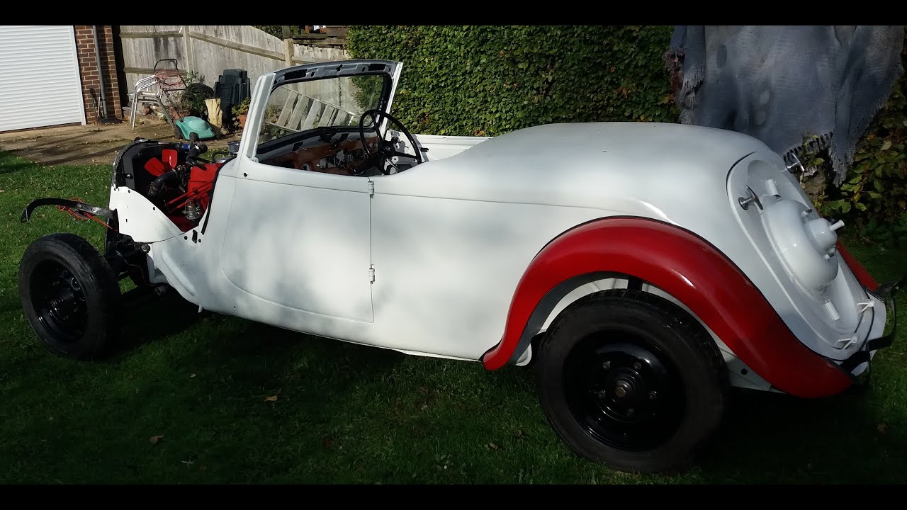 Traction Avant sedan to cabriolet conversion