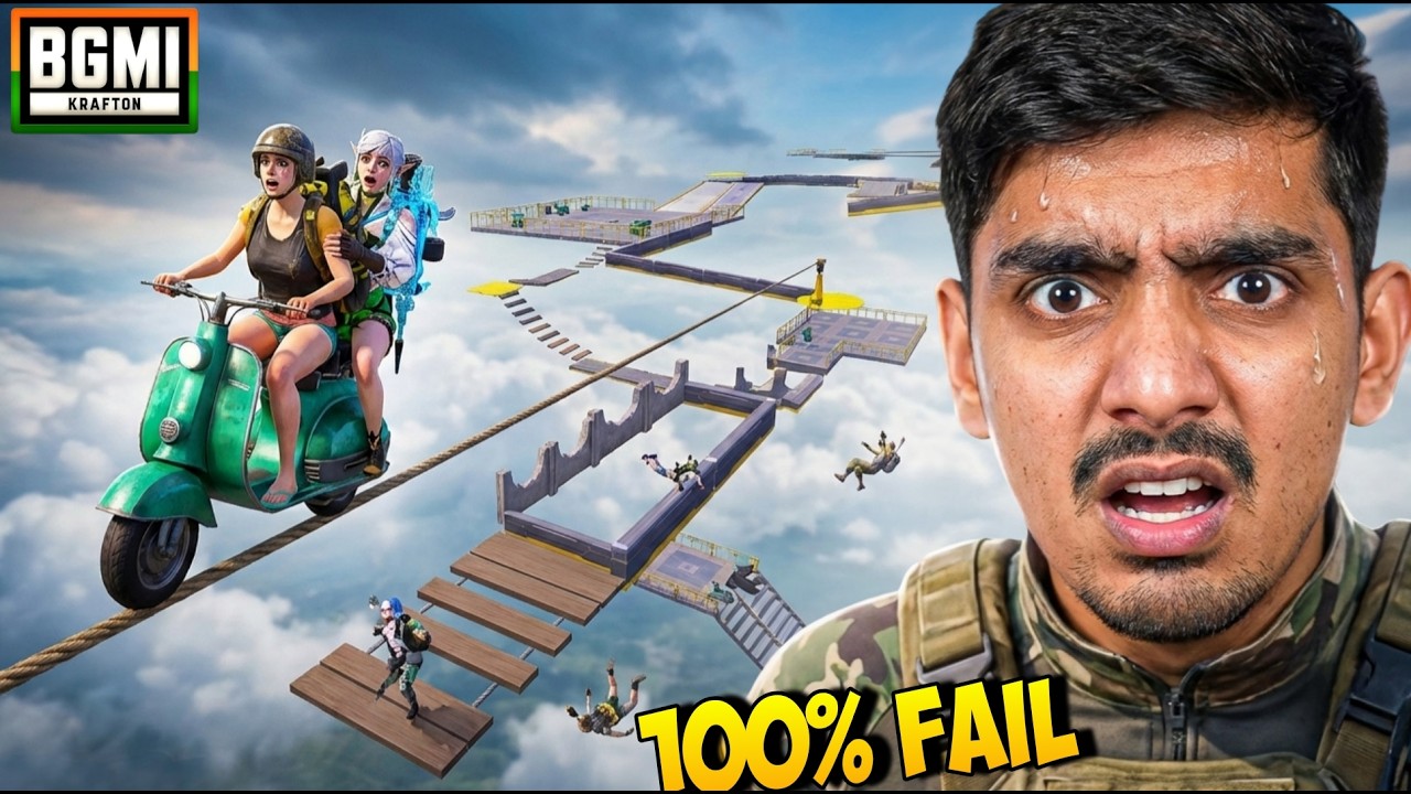 Open Challenge To All Pro Players! Try Completing This Impossible Parkour | No.1 Hardest Parkour 😱
