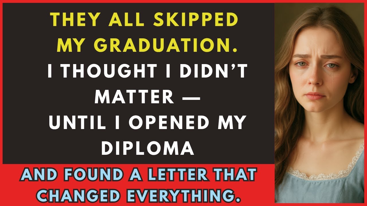 I Stood Alone at Graduation - Until a Hidden Letter Revealed the Truth | Family Stories