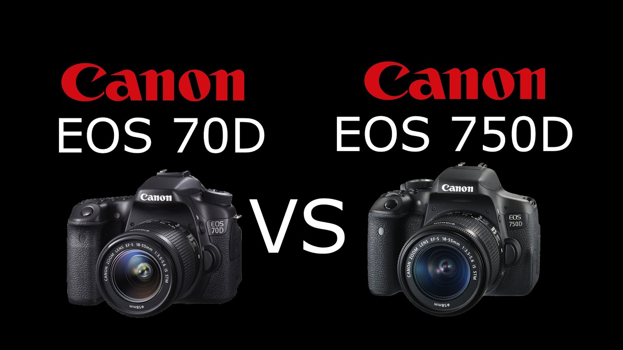 Canon EOS 70D vs Canon EOS 750D (Rebel T6i) en Espa&ntilde;ol | VS Digital