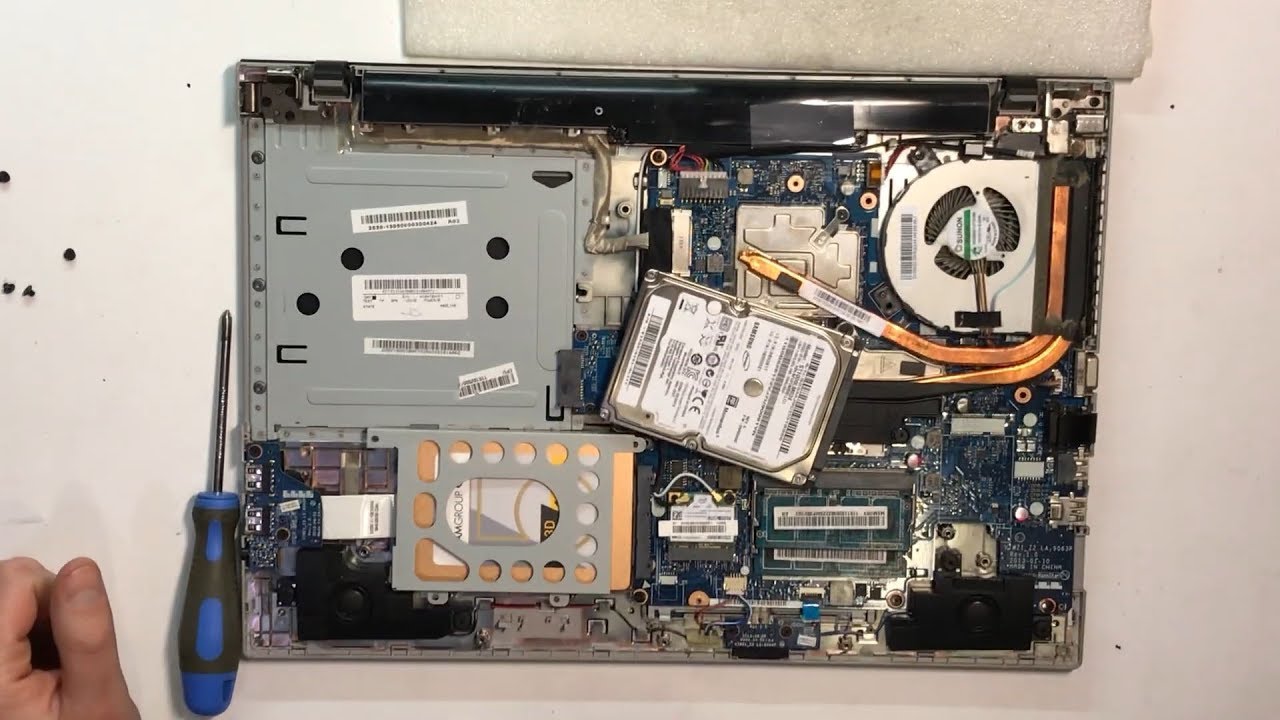 Lenovo Z500 установка SSD
