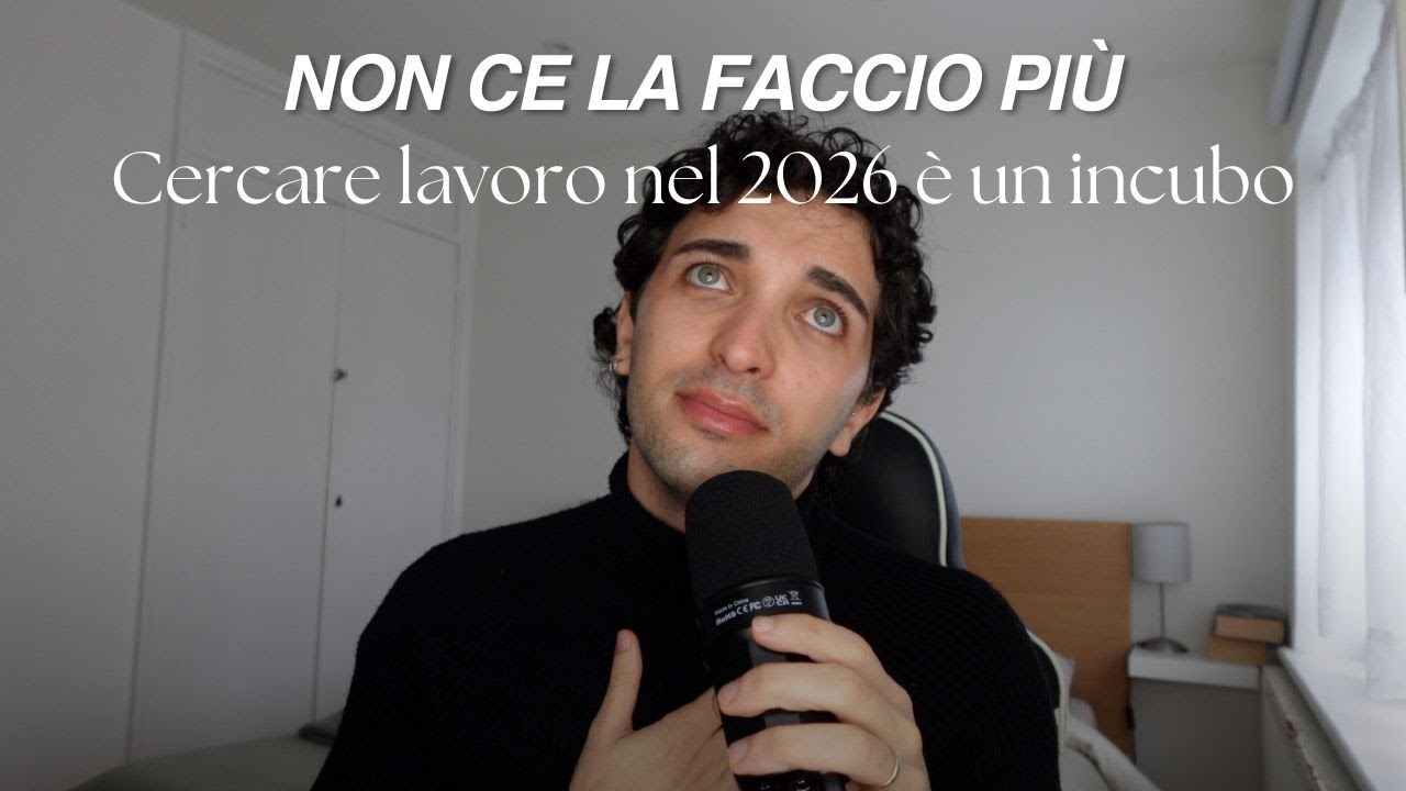 Cercare Lavoro nel 2026 &egrave; un Delirio... 🤯 Ecco come sopravvivere (grazie all'IA)