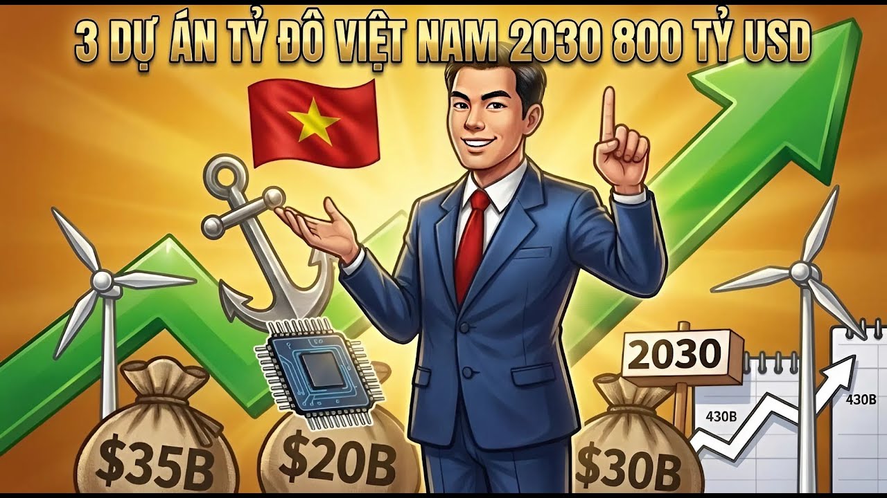 Đến 2030 GDP Việt Nam Đạt 800 Tỷ USD - 3 Dự Án Tỷ Đô Làm Nên Kỳ Tích