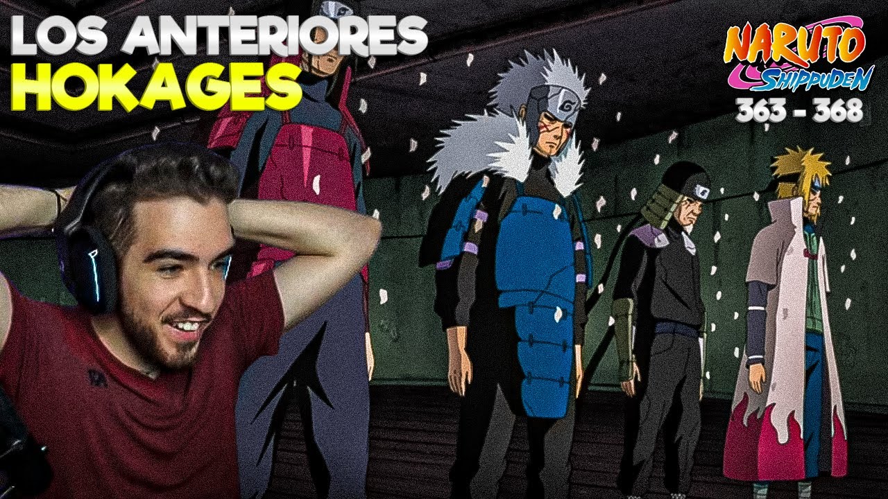 ¡ LOS ANTERIORES HOKAGES ! 😨💀  | REACCION A NARUTO SHIPPUDEN POR PRIMERA VEZ | 363 - 368