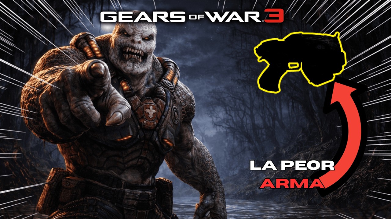 La PEOR ARMA vs EL MEJOR JUGADOR - Gears of war 3