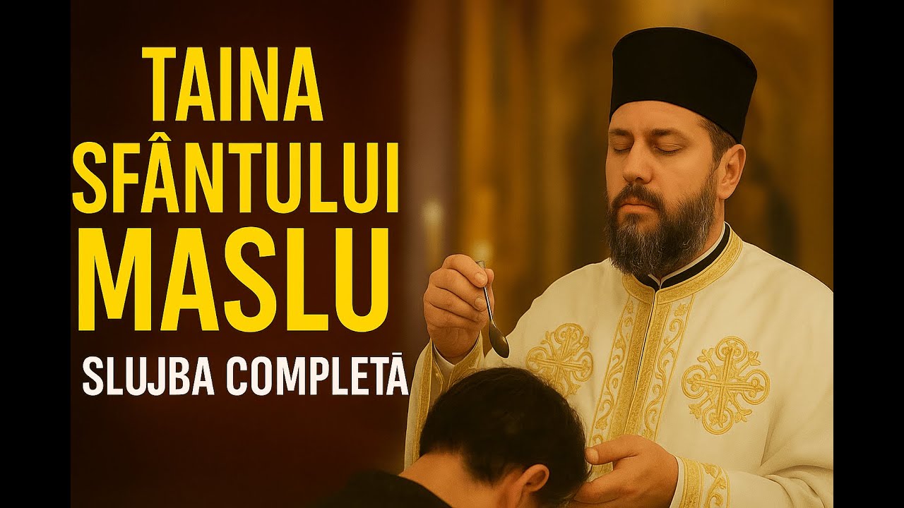 Sf&acirc;ntul Maslu &ndash; Slujba completă pentru iertare și vindecare