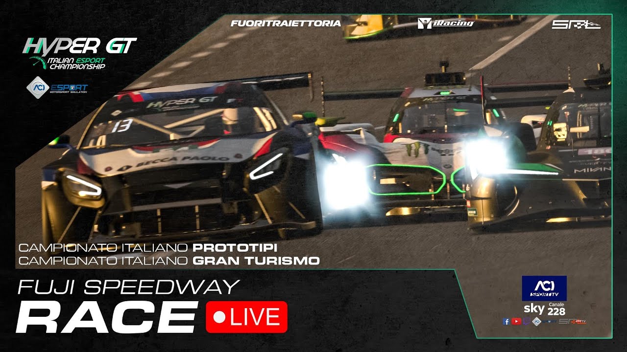 🔴 LIVE! Campionato Italiano ACI Esport Hyper GT 2025 iRacing – Round 4 Fuji Speedway