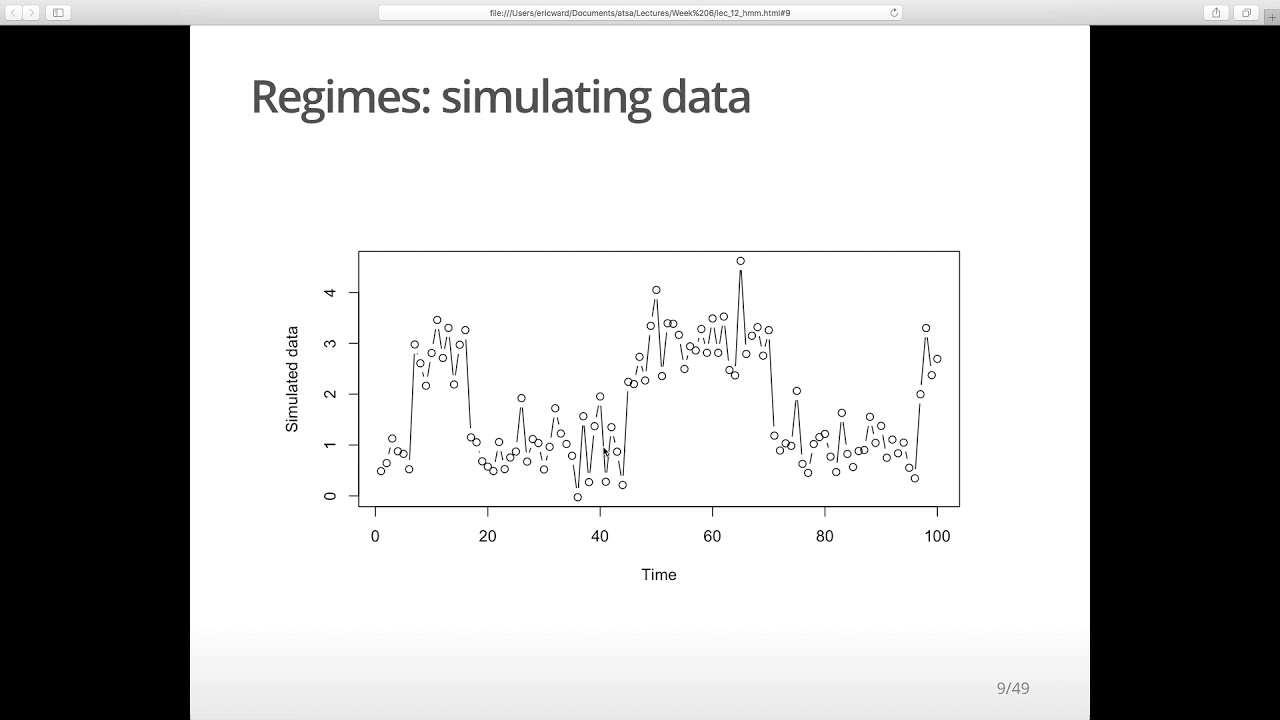 FISH 507 - lecture 12 - Hidden Markov Models