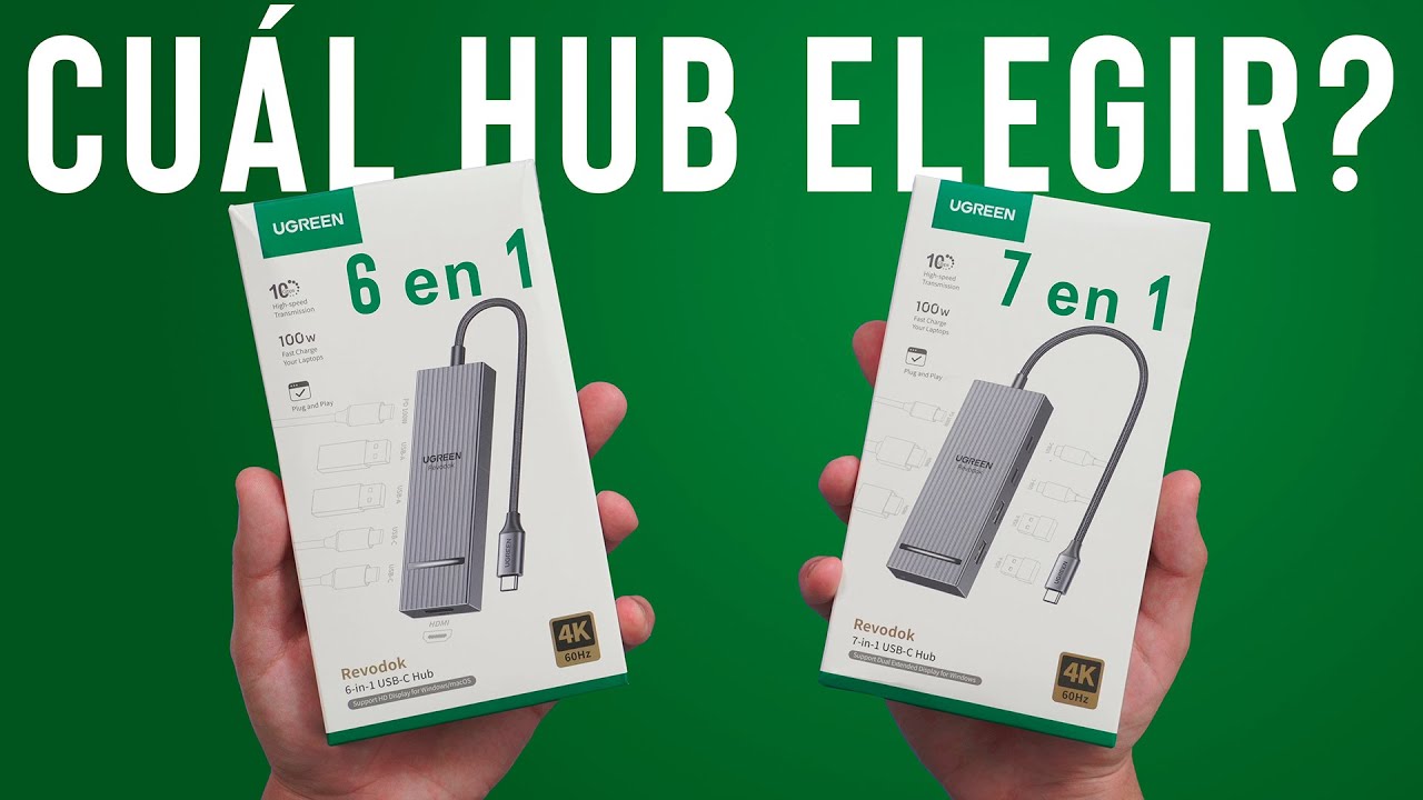 UGREEN Revodok Hub 6 en 1 VS 7 en 1
