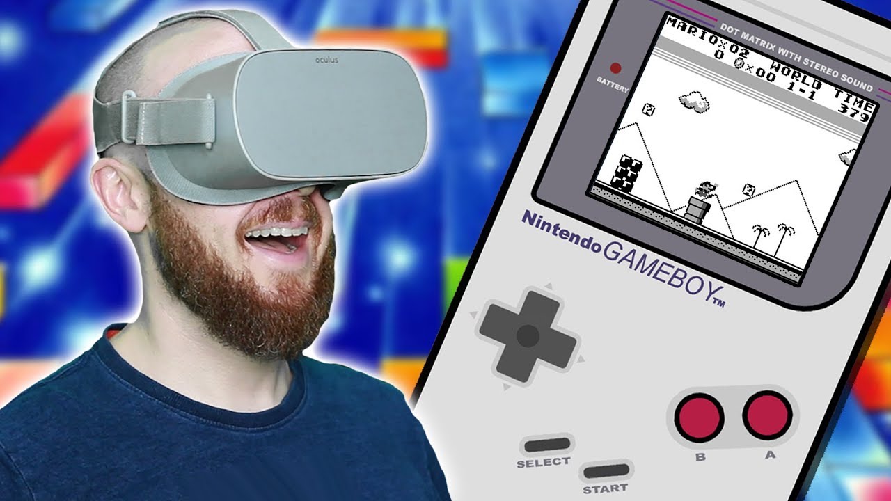GAMEBOY ON OCULUS GO!! GearboyVR Emulator Oculus Go Gameplay