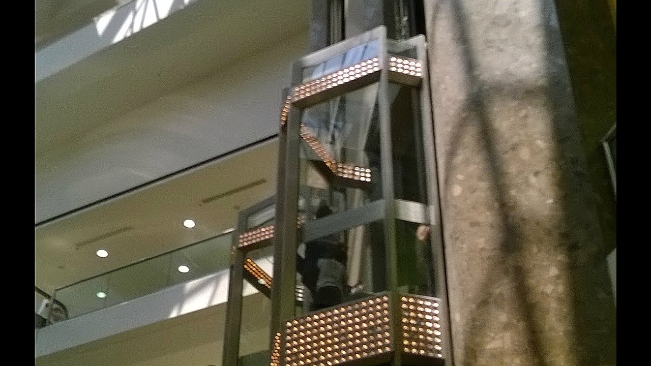 Main OTIS (Schindler Mod) TXPress Scenic Traction Elevators - Stamford Town Center - Stamford, CT