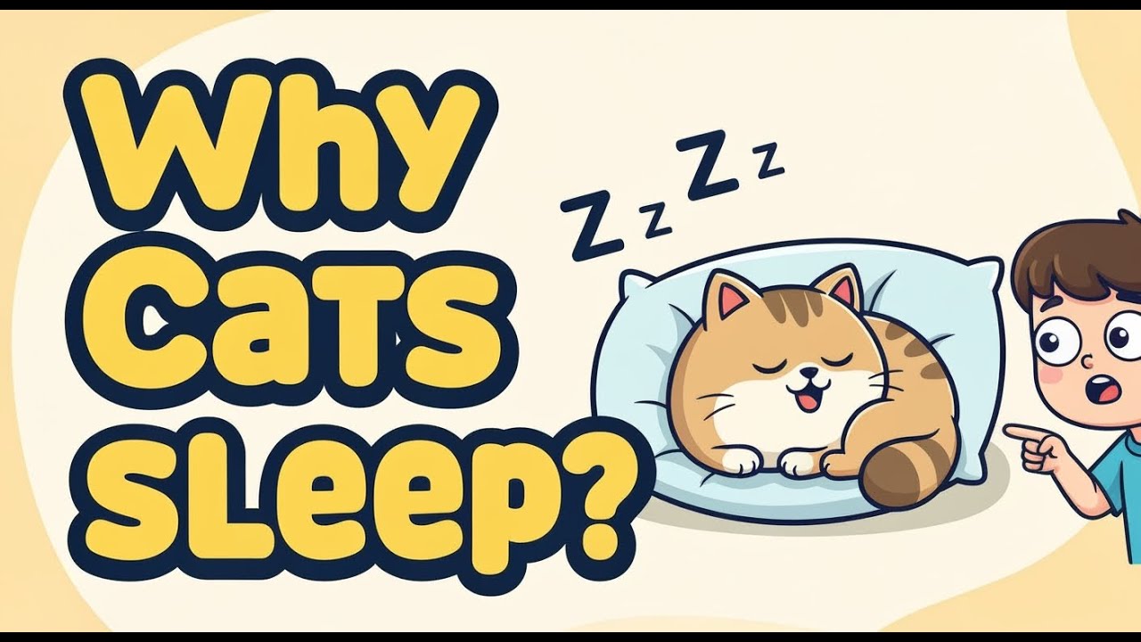 Why Do Cats Sleep So Much? 🐱💤 Fun Facts Kids Will Love | Curious Kids!