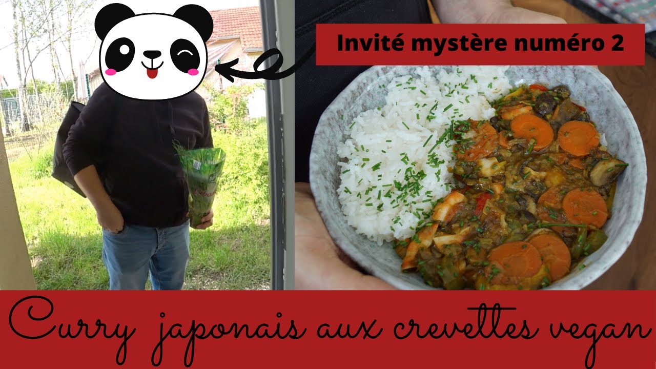 Le retour des invités mystères avec un magnifique curry japonais vegan 🇯🇵🥘