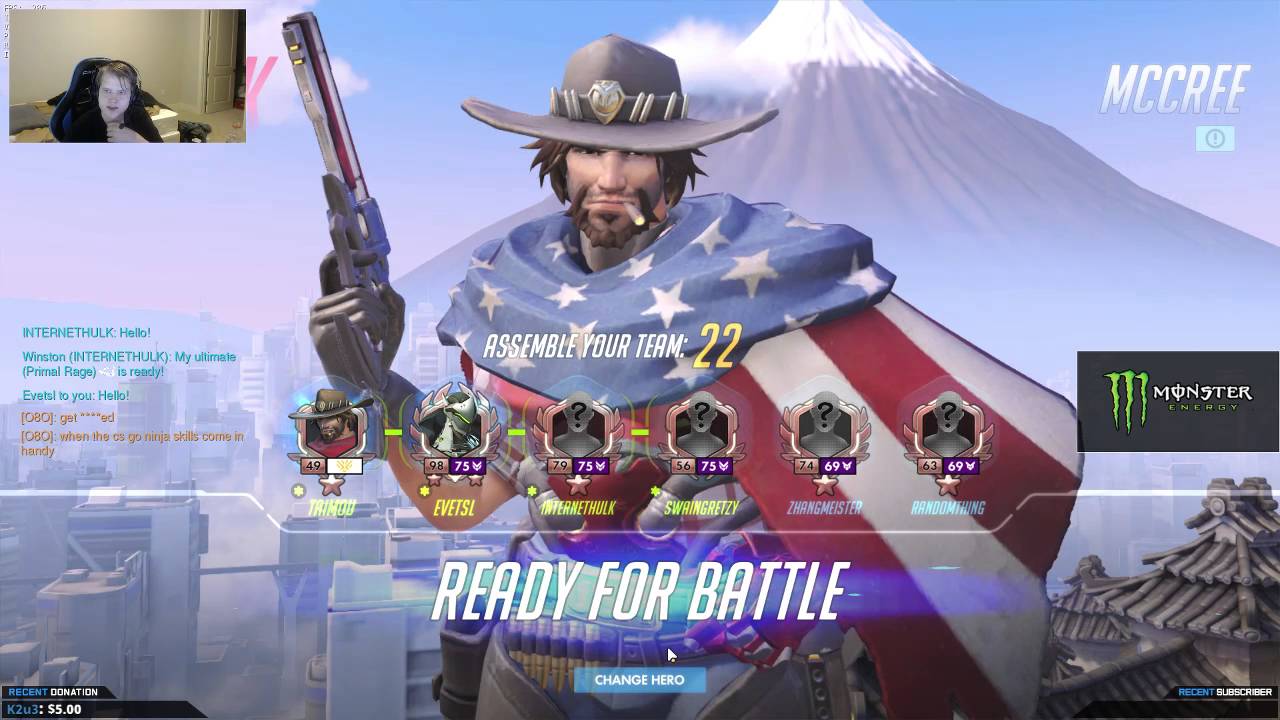 EnvyUs Taimou McCree Gameplay on Hanamura - 57% Accuracy 30k Damage.