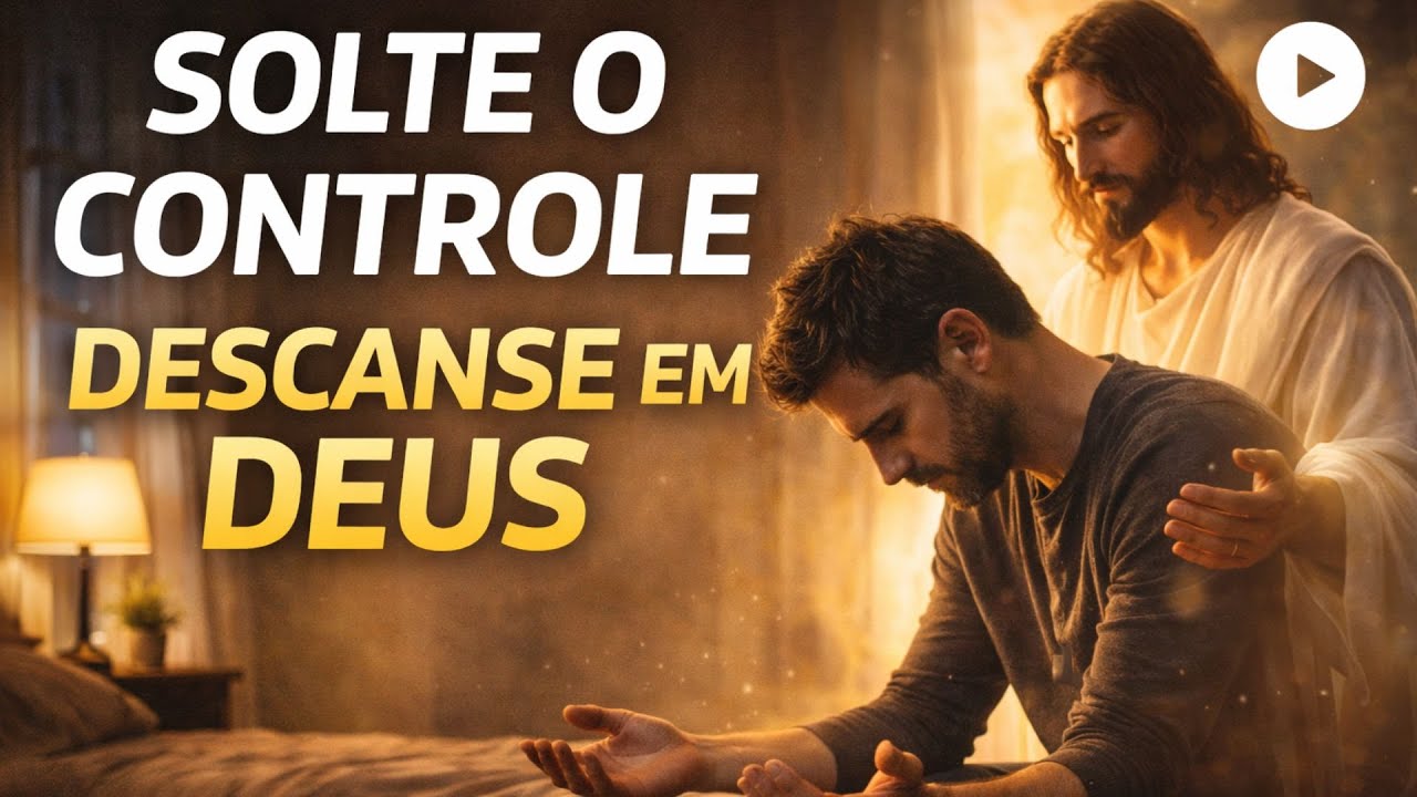 SOLTE O CONTROLE E DESCANSE EM DEUS (ORE COMIGO)