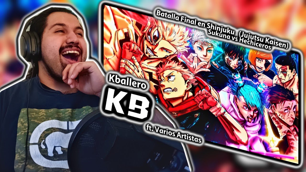 Batalla Final en Shinjuku (Jujutsu Kaisen Rap) | Sukuna vs Hechiceros | Kballero | Reaccion
