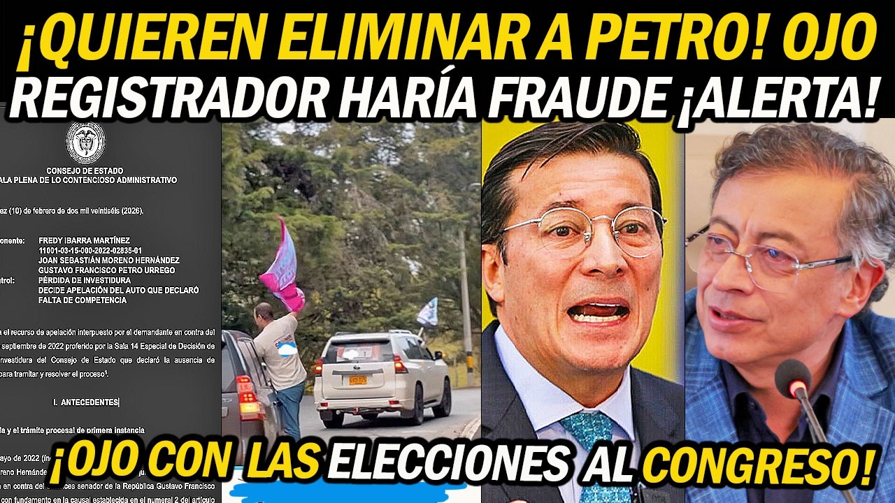 REGISTRADOR CONFIRMÓ POSIBLE FRAUDE EN ELECCIONES: Ojo votación Congreso ¡QUIEREN ELIMINAR A PETRO!
