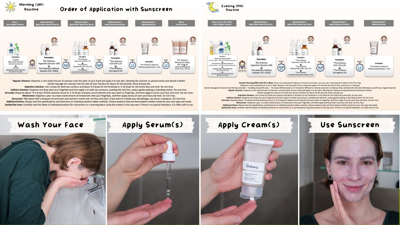 How to use The Ordinary Mineral UV Filters SPF 15 or 30 with Antioxidants in a Skincare Routine