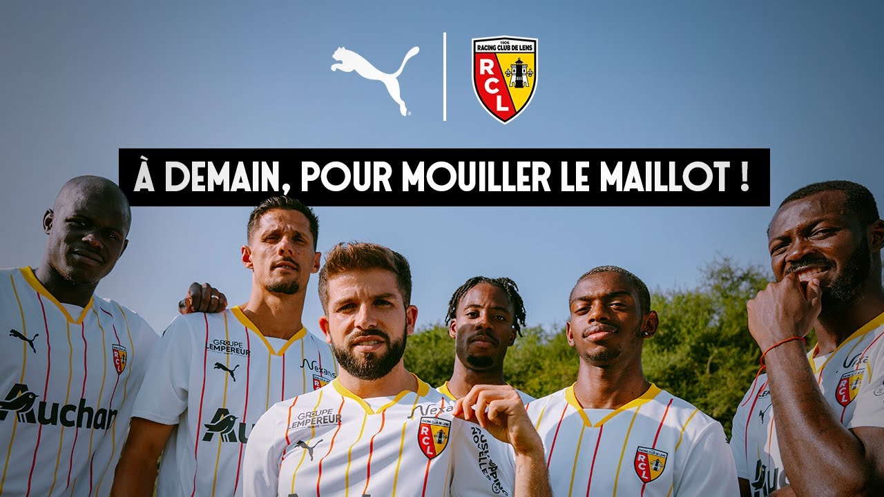 Mouiller le maillot : troisième tunique 2024/25 du Racing !