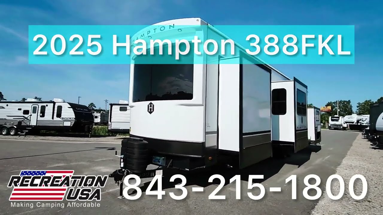 New 2025 CrossRoads RV Hampton 388FKL Destination Trailer @recreationusa