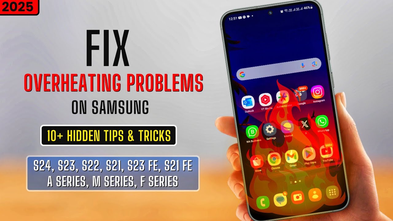 Проблема перегрева Samsung решена за 5 минут — S23 Fe, S21 Fe, S22, S24 и т. д.
