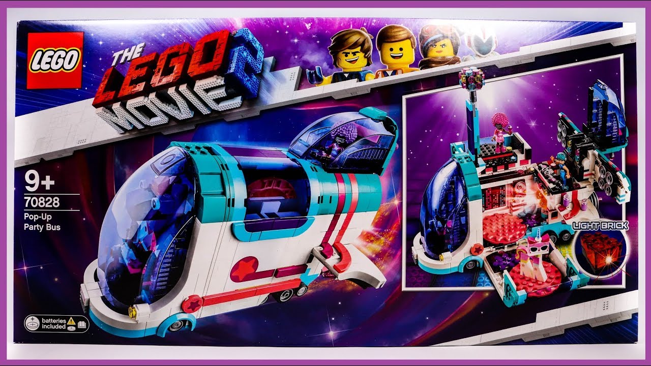 LEGO 70828 The Lego Movie 2 Pop-up Party Bus Speed Build