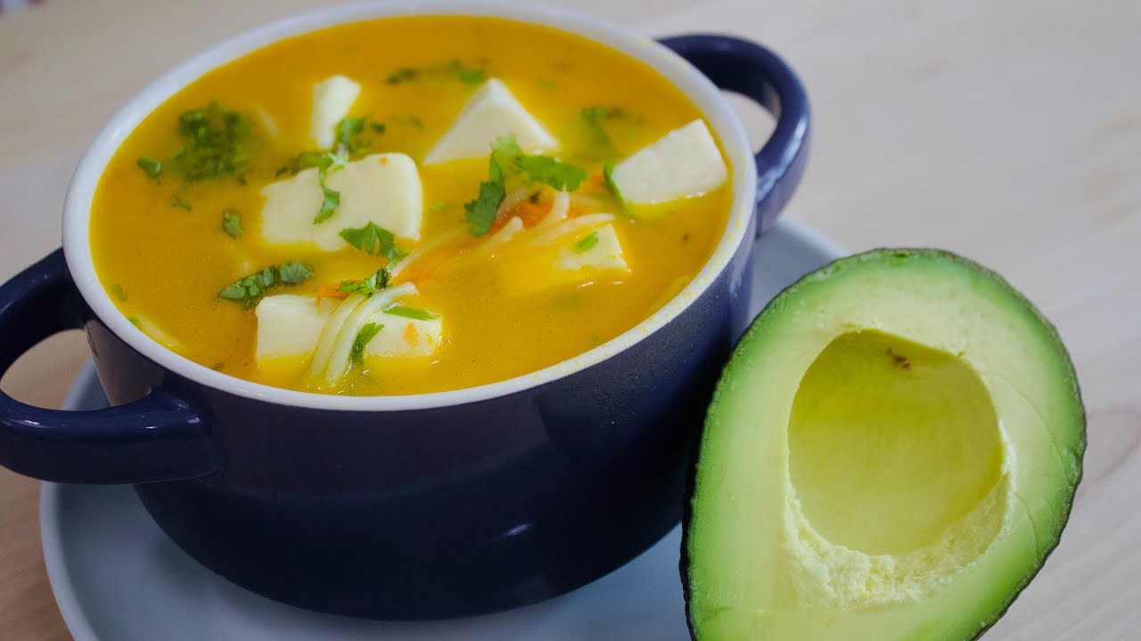 Sopa de pastas con queso! S&uacute;per deliciosa y f&aacute;cil de preparar .