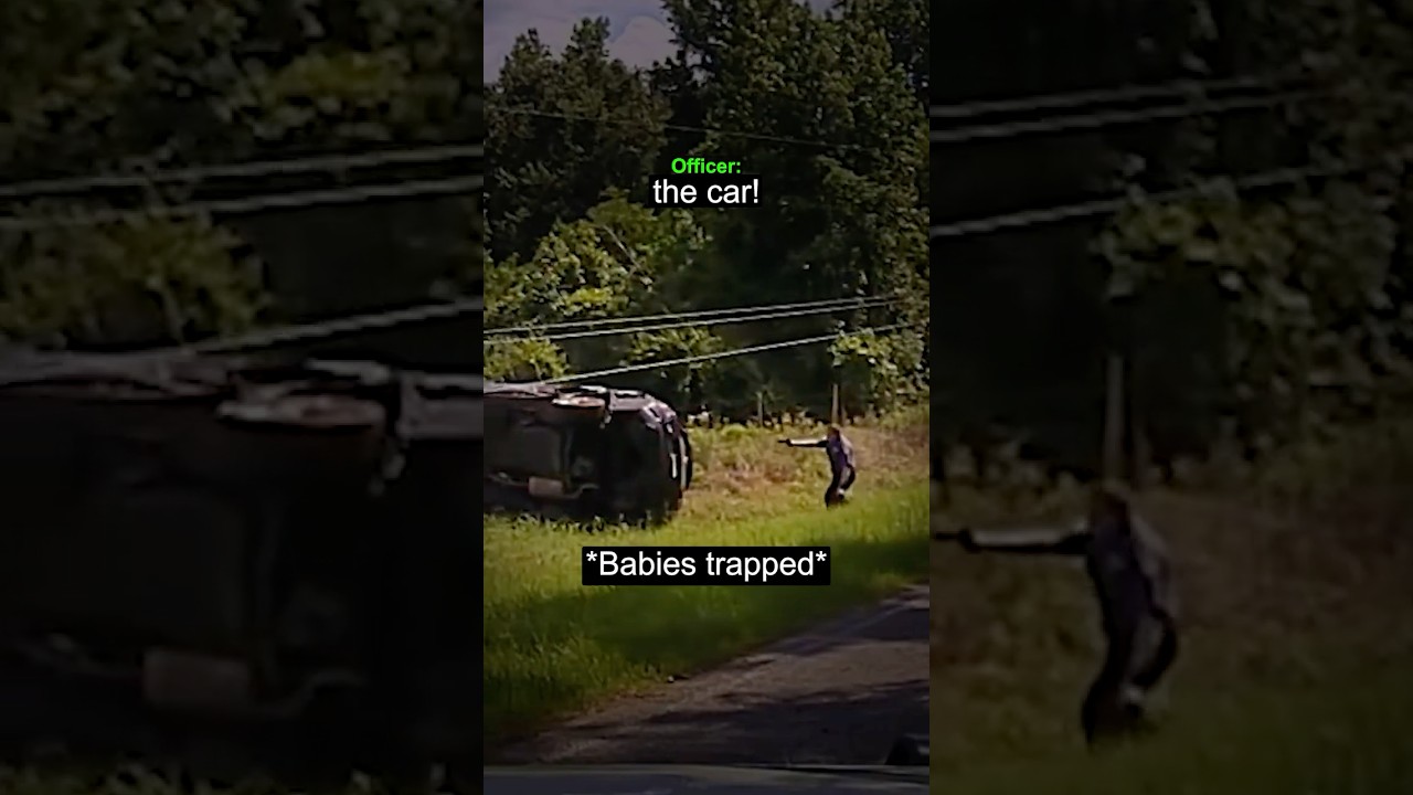 When a Driver Risks His Children's Lives to Escape Police