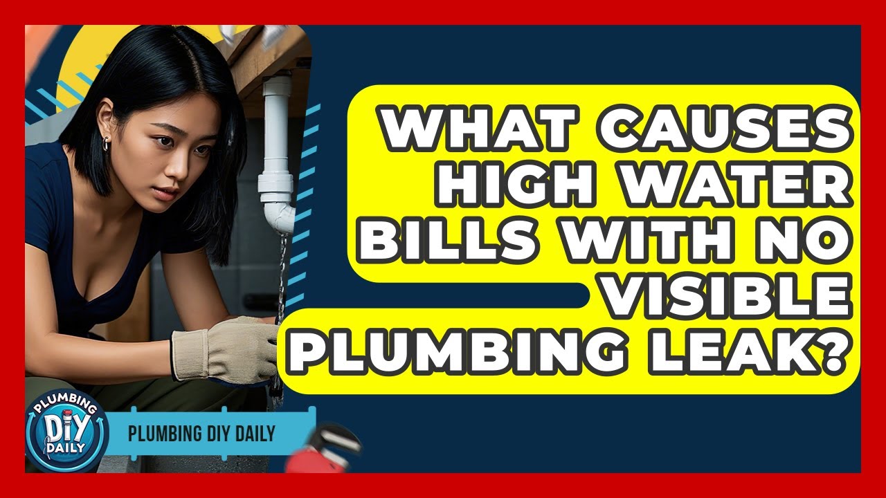 What Causes High Water Bills With No Visible Plumbing Leak? - Plumbing DIY Daily