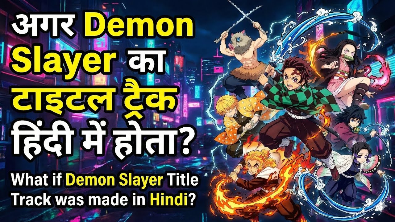 What if Demon Slayer title track was sung in hindi || Demon slayer 