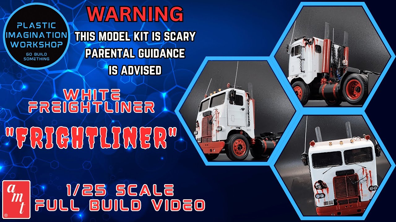 AMT White-Freightliner/The Fright-Liner - Custom Scale Model Build