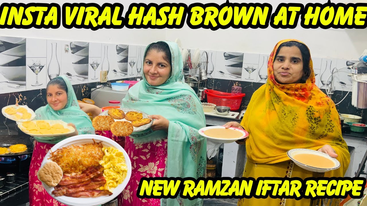 Insta Ki Viral Hash Brown Ghar Par Banai 😍 New Ramzan Iftar Recipe 😍