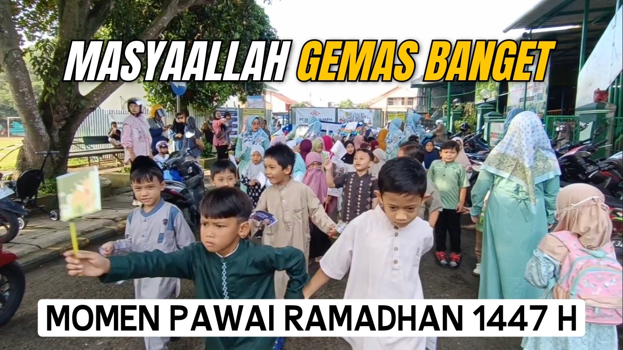 RAMAI BANGET YA!! MOMEN PAWAI RAMADHAN ANAK2 KELILING KOMPLEK BATAN INDAH | RA DZARRATUL MUTHMAINNAH