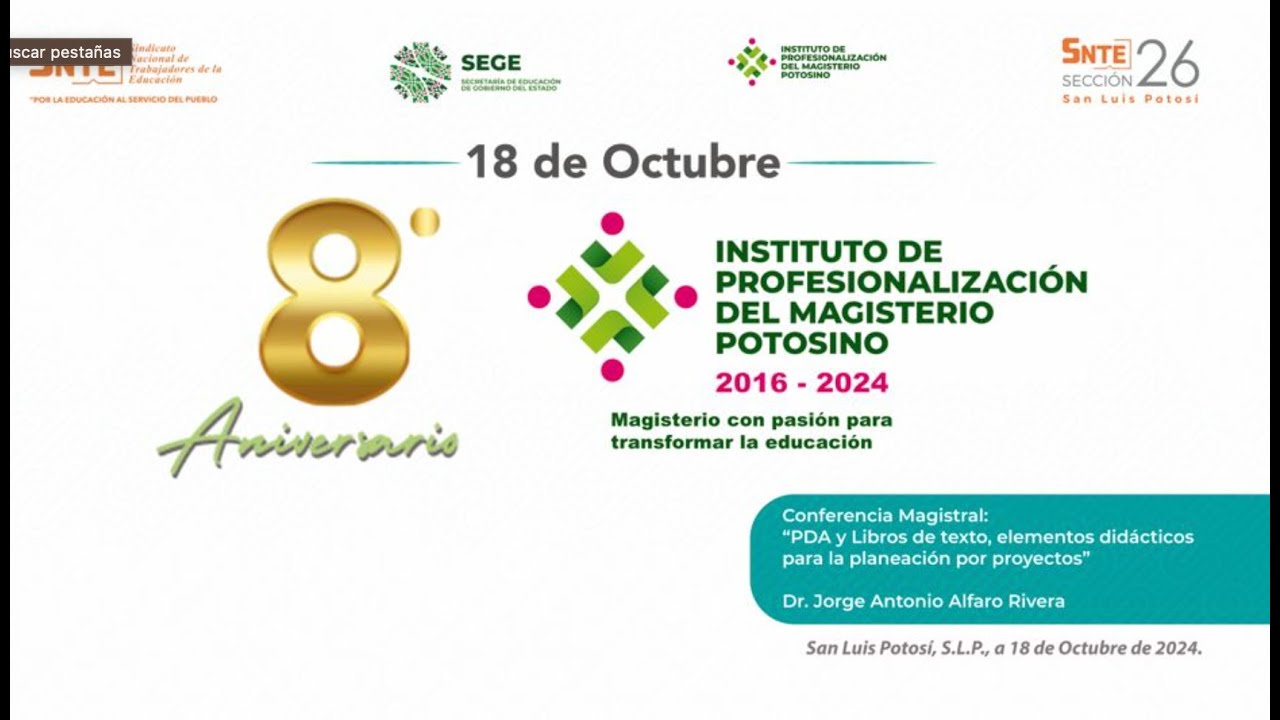 Conferencia: Dr. Jorge Antonio Alfaro Rivera