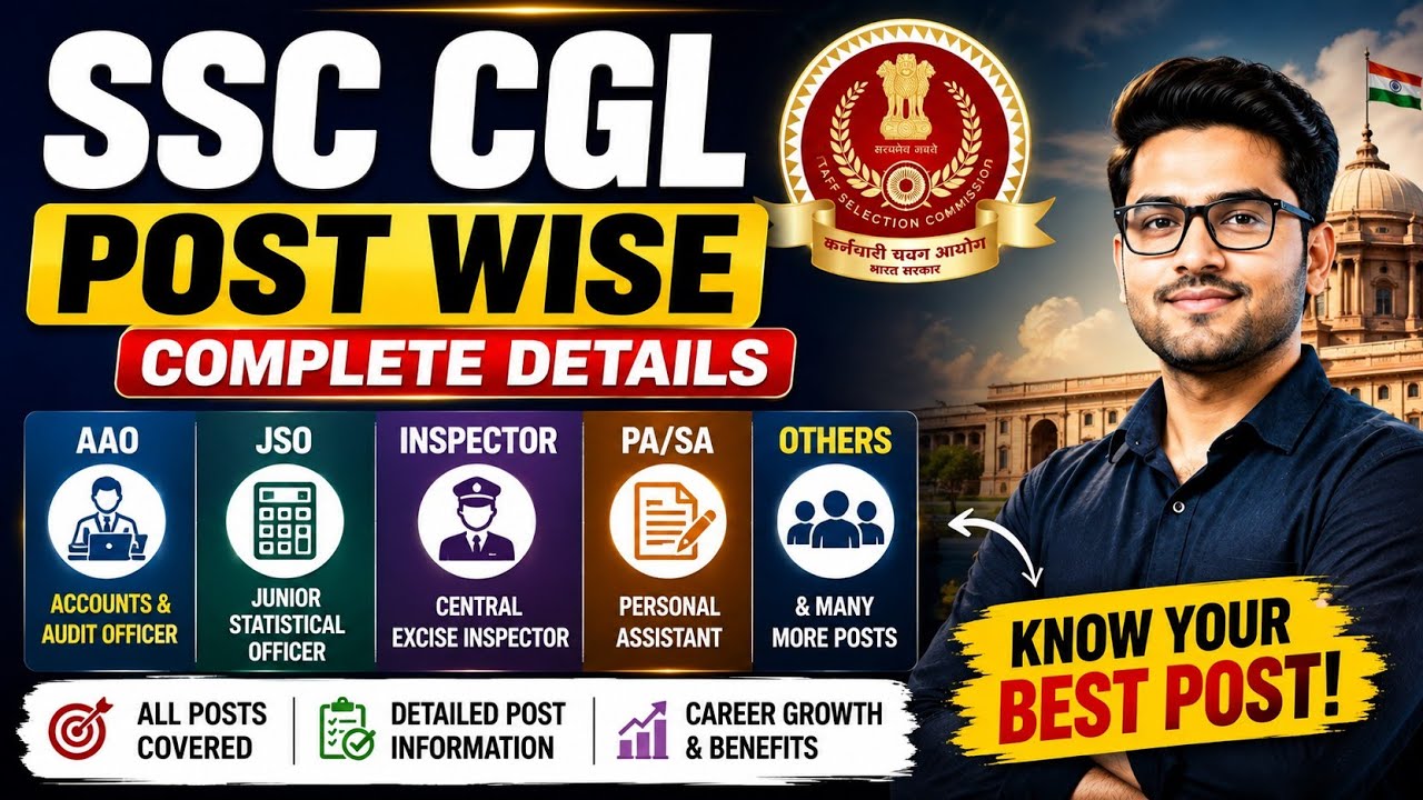 SSC CGL Post Wise Cutoff | maths walley  