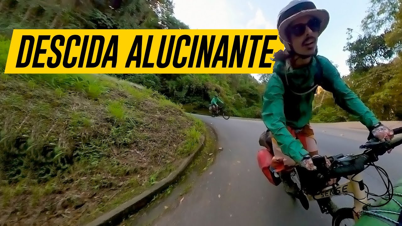 DESCEMOS A SERRA DE UBATUBA DE BIKE! - Expedição Pedale com Coragem pt 2 | Viagem de Bicicleta #244