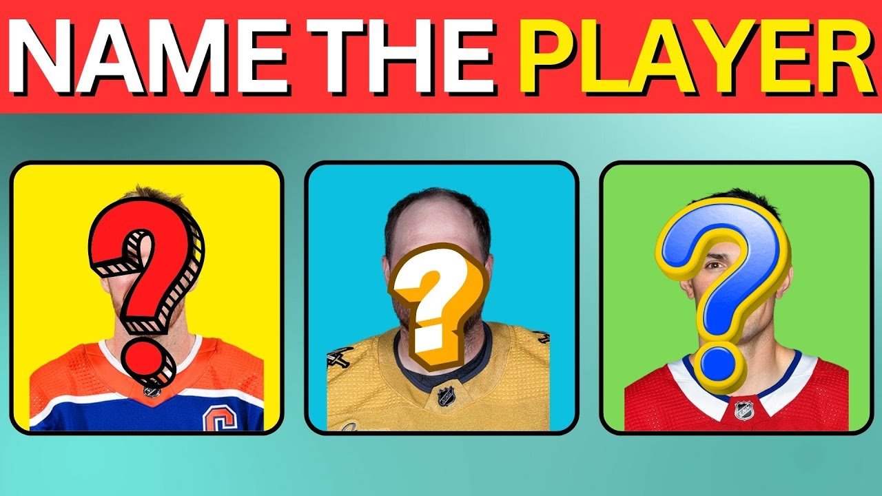 Name the NHL PLAYER | Sidney Crosby Alex Ovechkin Connor McDavid