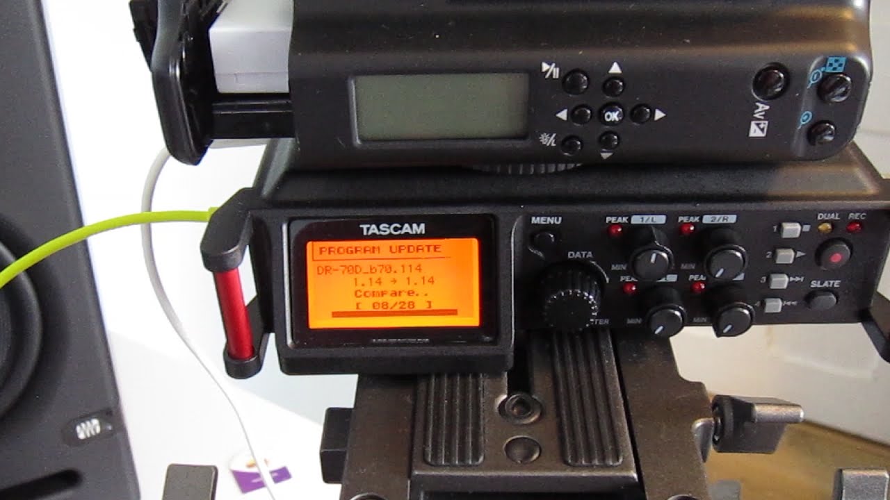 Tascam DR-70D Firmware Update do it properly