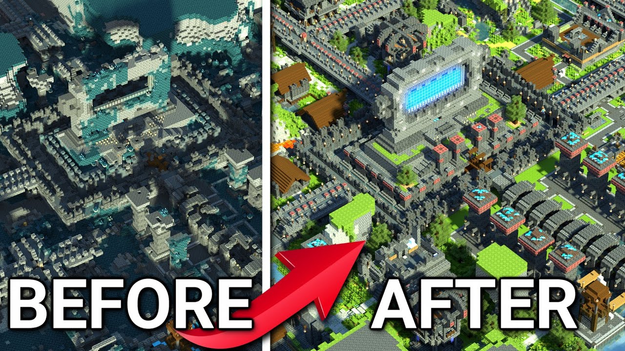 Как я восстановил древний город в Minecraft!