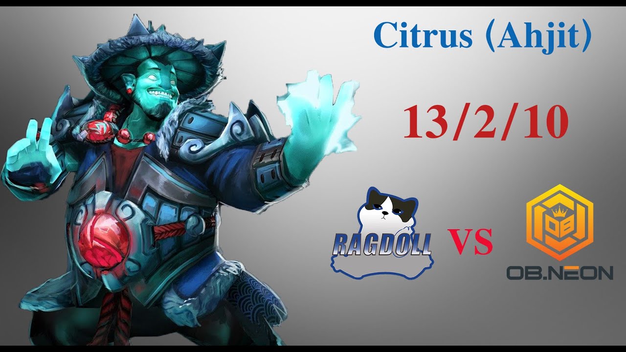 Citrus(Ahjit).Storm Spirit | Ragdoll vs OB Neon | OB Moon Asian Arena | 30/09/2021