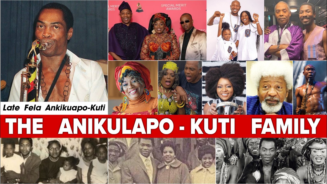 Fela Aníkúlápó Kuti Family. FULL LIST & BIOGRAPHY OF ANIKULAPO-KUTI FAMILY. Fela Grammy award 2026.
